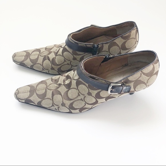 COACH Signature Booties - Picture 2 of 7